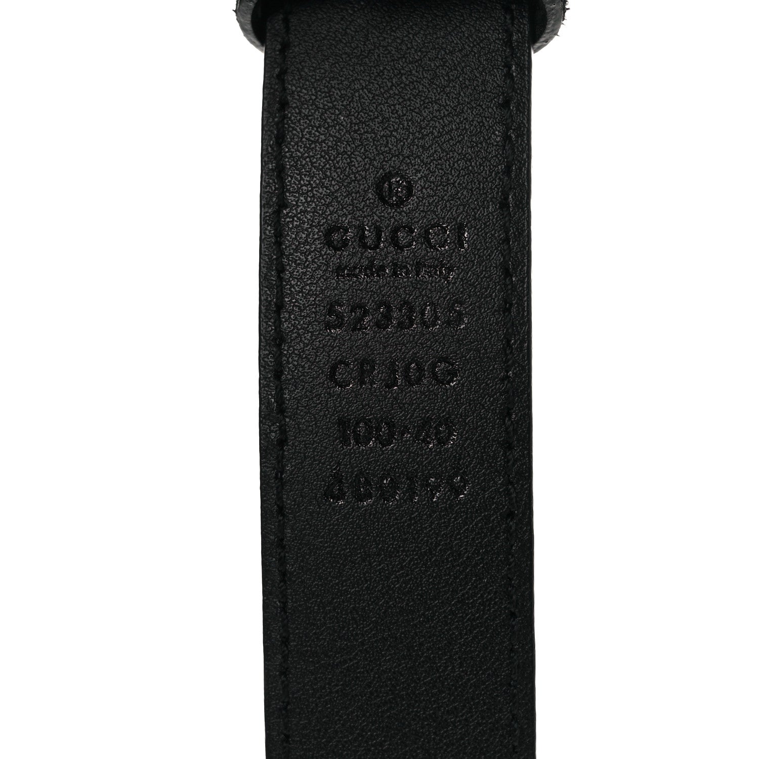Gucci Calfskin Icaro Square G 25mm Belt 100 40 Black 9 of 12