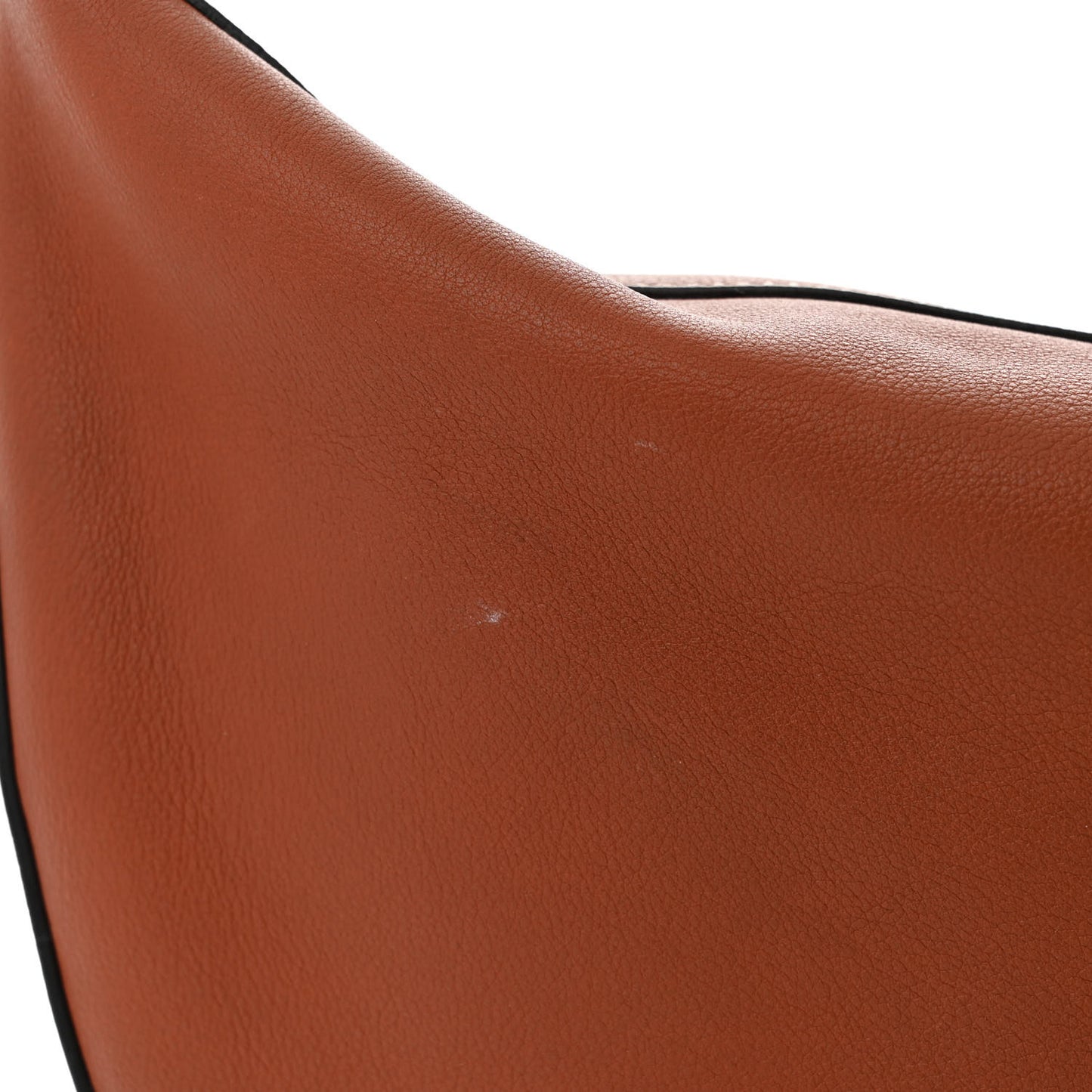 Supple Calfskin Medium Strap Leandre Shoulder Bag Brown