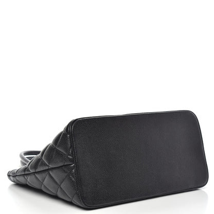 Chanel Caviar Quilted Medallion Tote Black 4 of 9