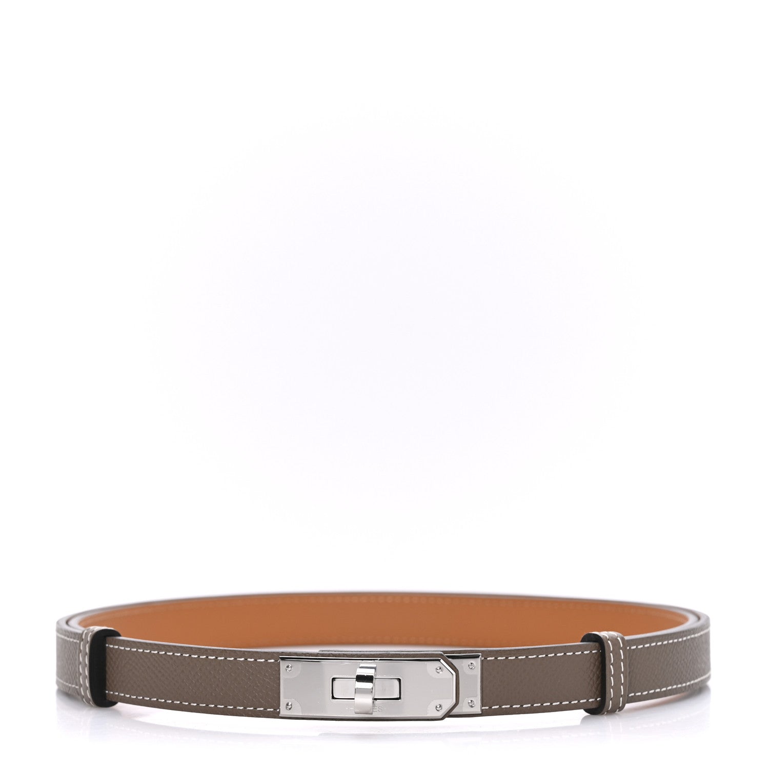 Hermes Epsom Kelly Belt Etoupe 1 of 5
