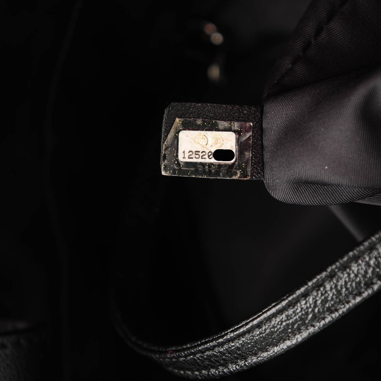 Coated Canvas Large Paris Biarritz Tote Black