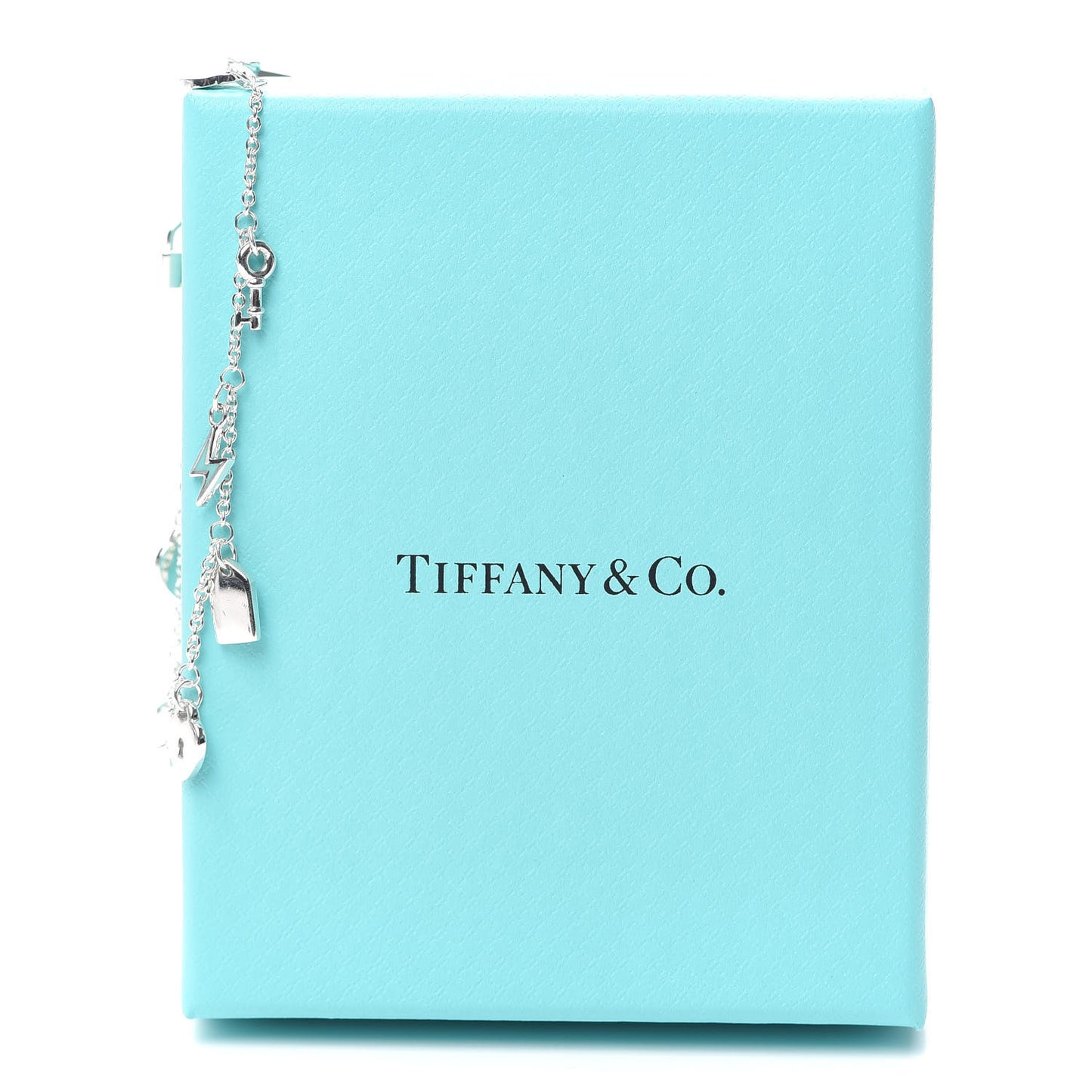 Sterling Silver Enamel Love Notes Charm Bracelet Blue