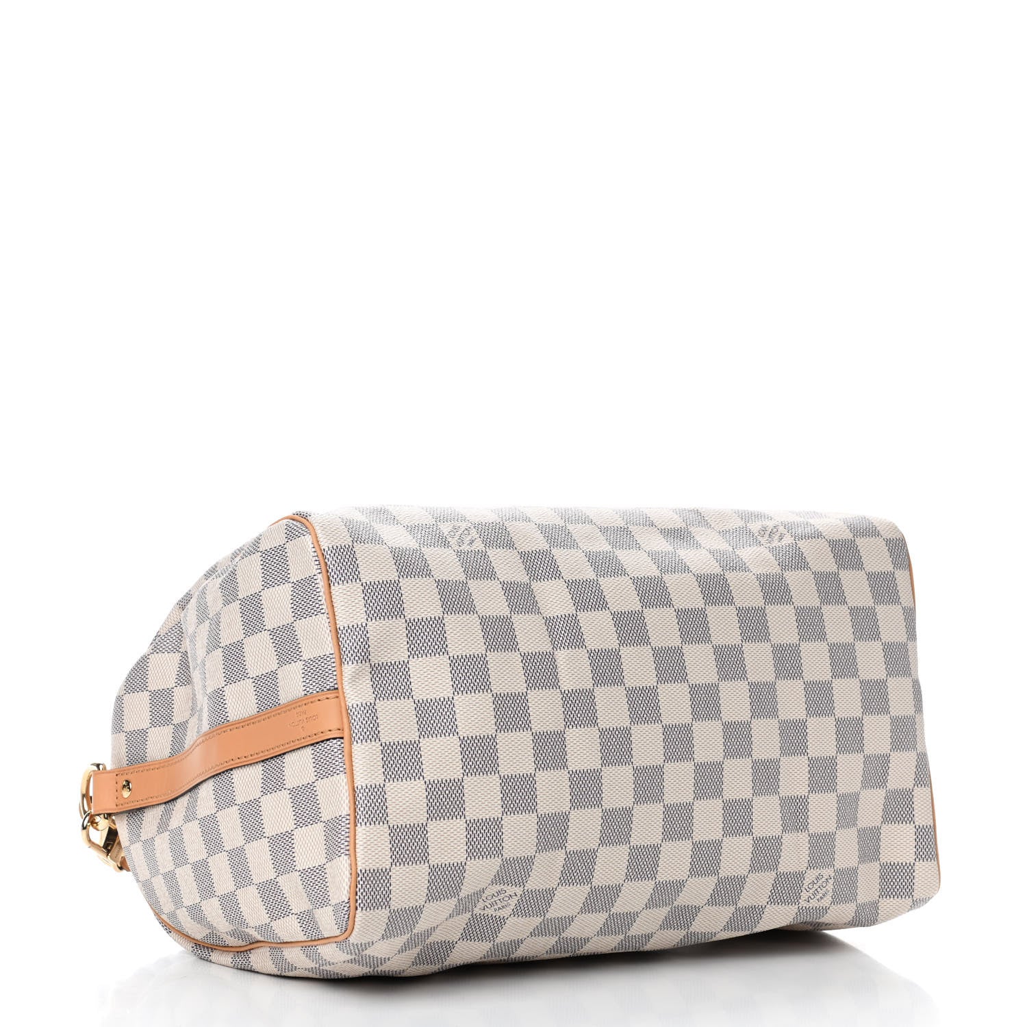 Louis Vuitton Damier Azur Braided Speedy Bandouliere 30 Blue 3 of 4