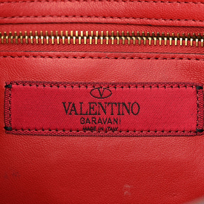 Valentino Garavani Metallic Nappa Rockstud Spike Wallet on Chain Sasso 6 of 10