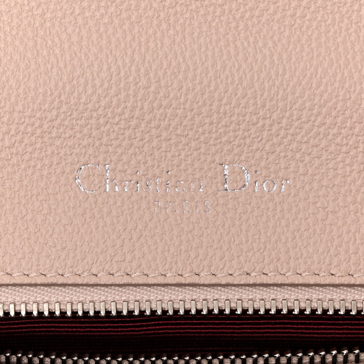 Grained Calfskin Small Diorama Flap Bag Rose Poudre