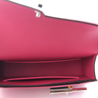 Hermes Chevre Mysore Mini Verrou Chaine Bag Rose Shocking 5 of 9