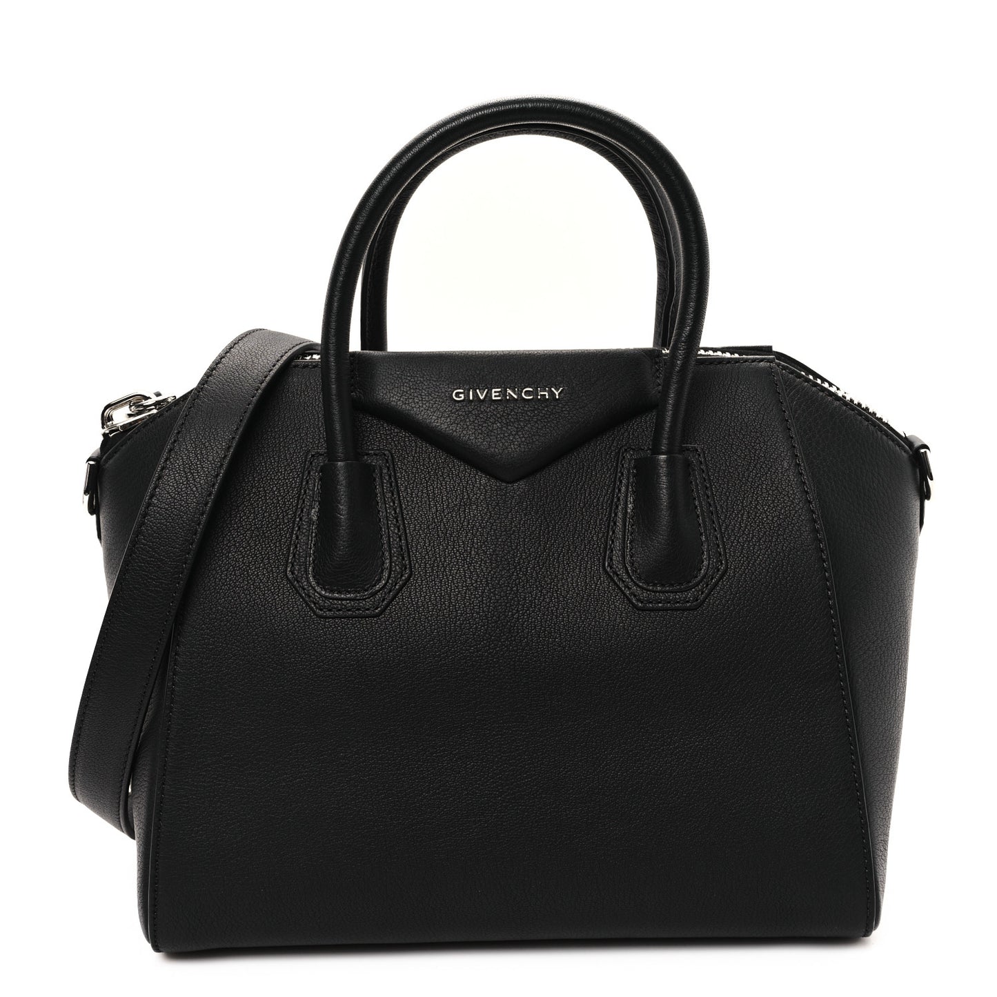 Sugar Goatskin Small Antigona Black