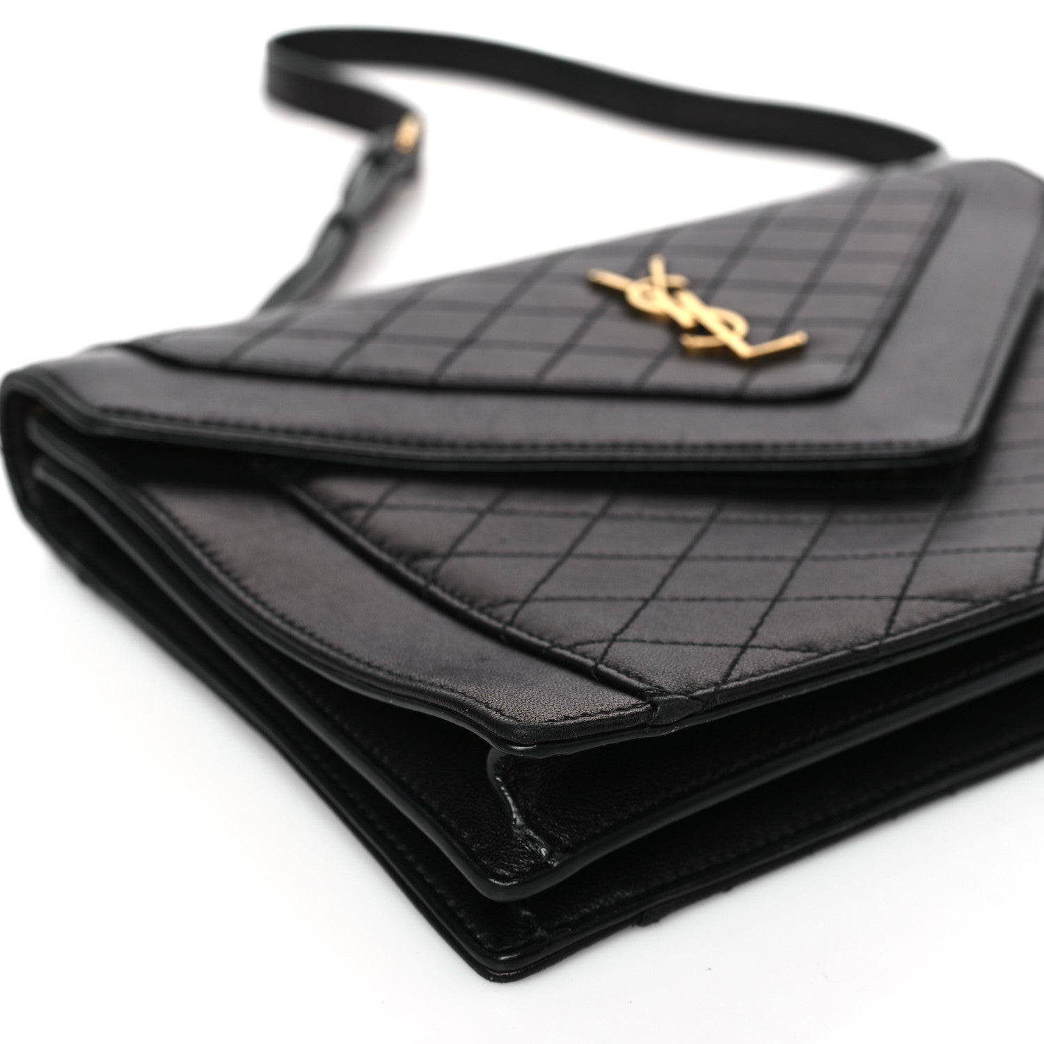 Saint Laurent Lambskin Quilted Mini Gaby Satchel Black 7 of 9