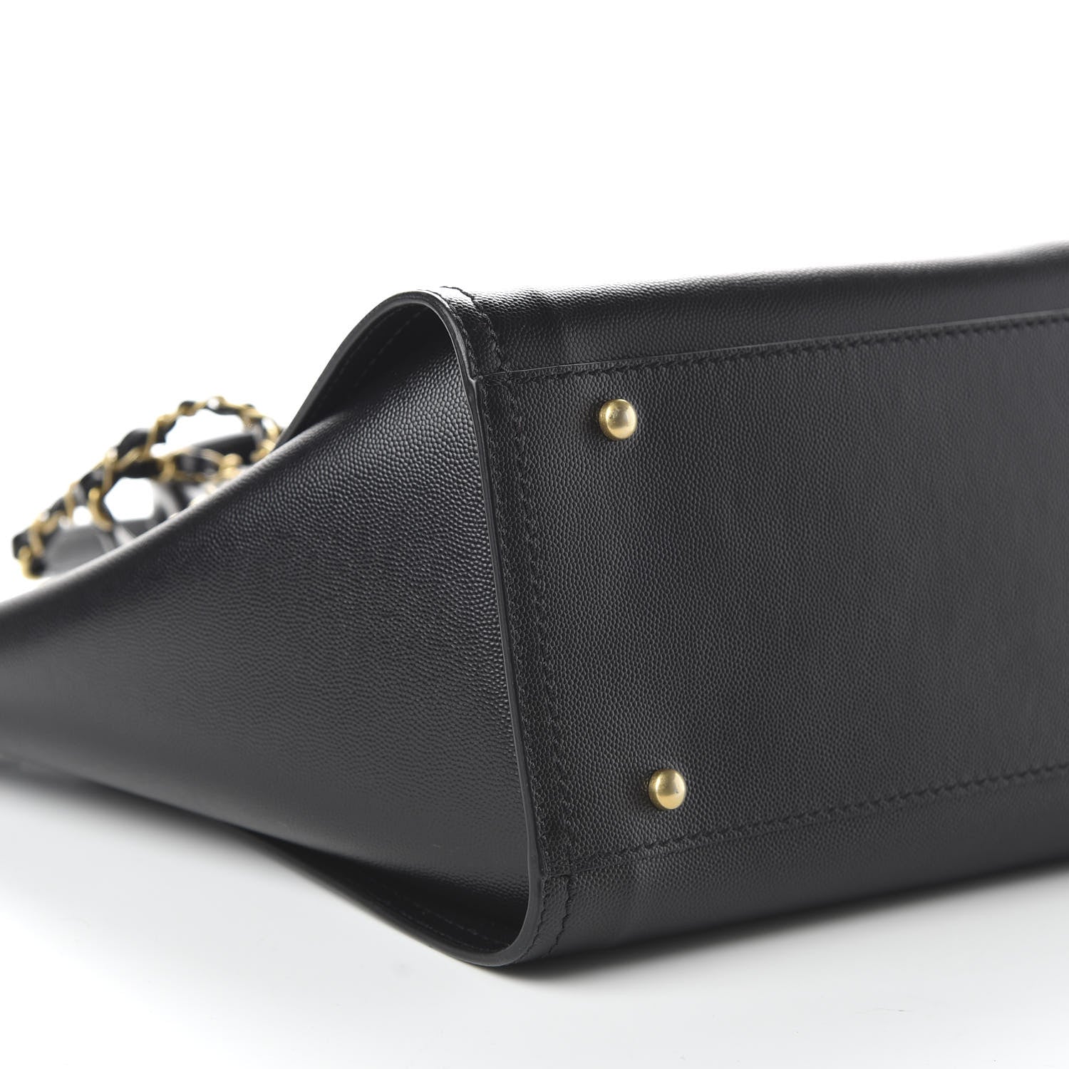 Chanel Caviar Small Studded Deauville Tote Black 7 of 12