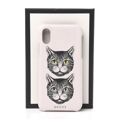 Gucci Supreme Canvas Mystic Cat iPhone X/XS Case Pink 5 of 5