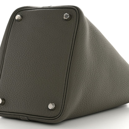 Hermes Taurillon Clemence Picotin Lock 18 PM Etain 10 of 10