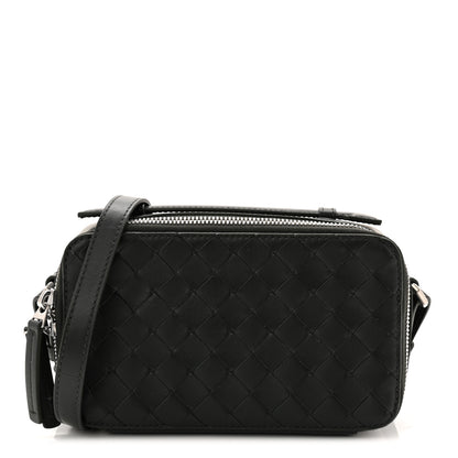 Bottega Veneta Nappa Intrecciato Mens Getaway Phone Pouch Dark Green 1 of 9