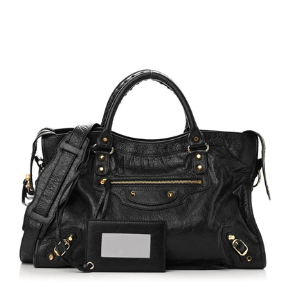 Balenciaga Agneau Classic Gold Hardware City Black 1 of 10