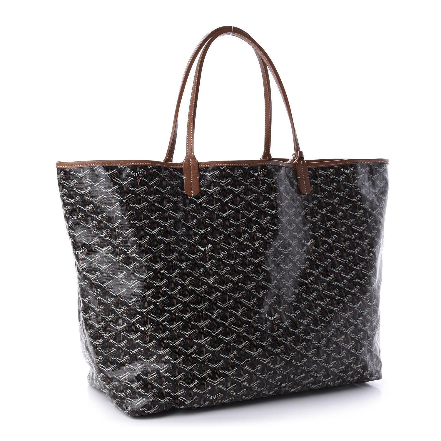 Goyard Goyardine Saint Louis GM Black Gold 3 of 9