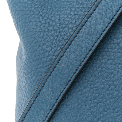 Prada Vitello Daino Shopping Tote Cobalto 14 of 16