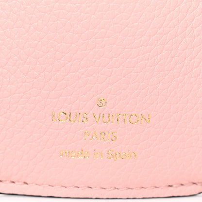 Louis Vuitton Calfskin Lockmini Wallet Black Cream Pink 6 of 7