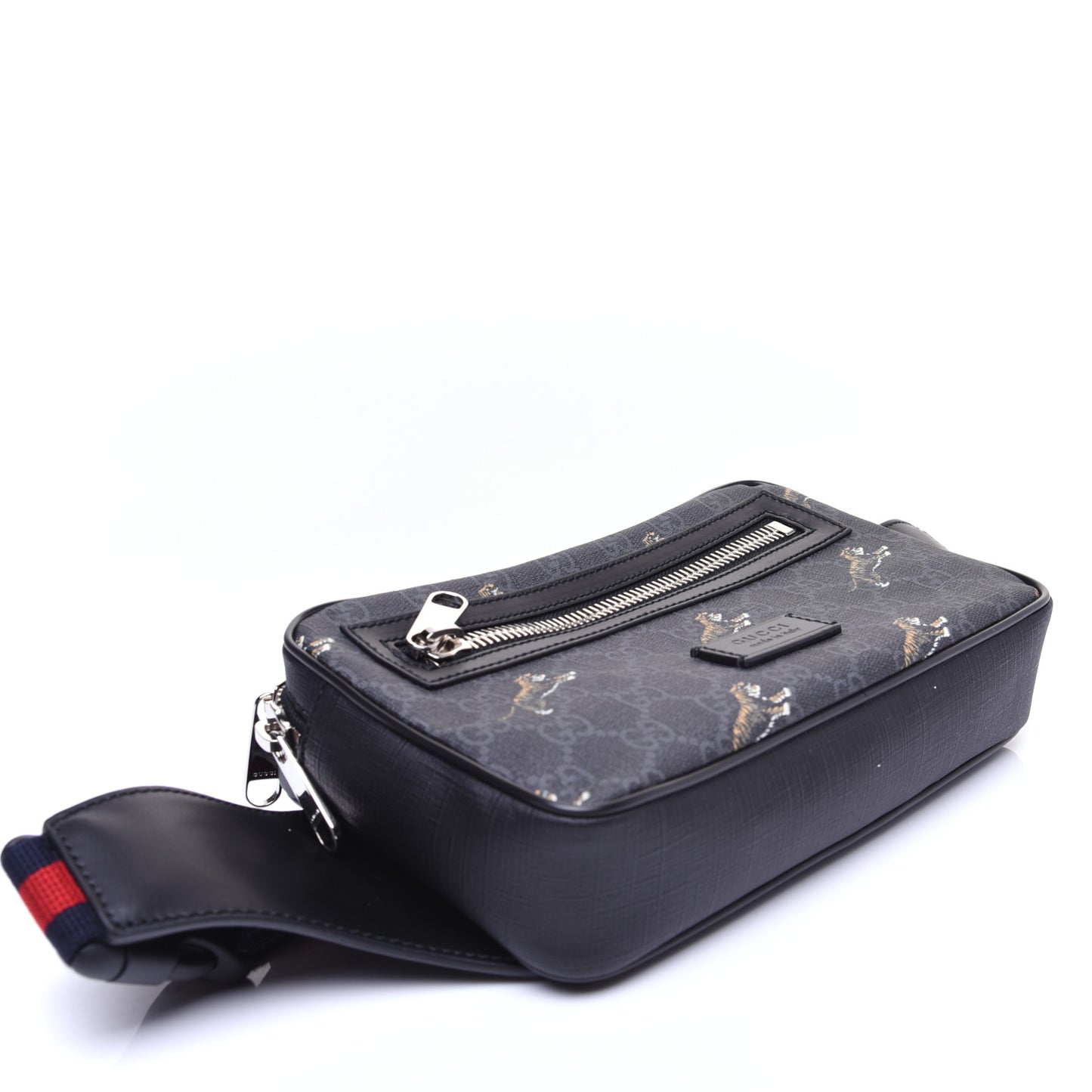 Soft GG Supreme Monogram Tigers Belt Bag Black Multicolor