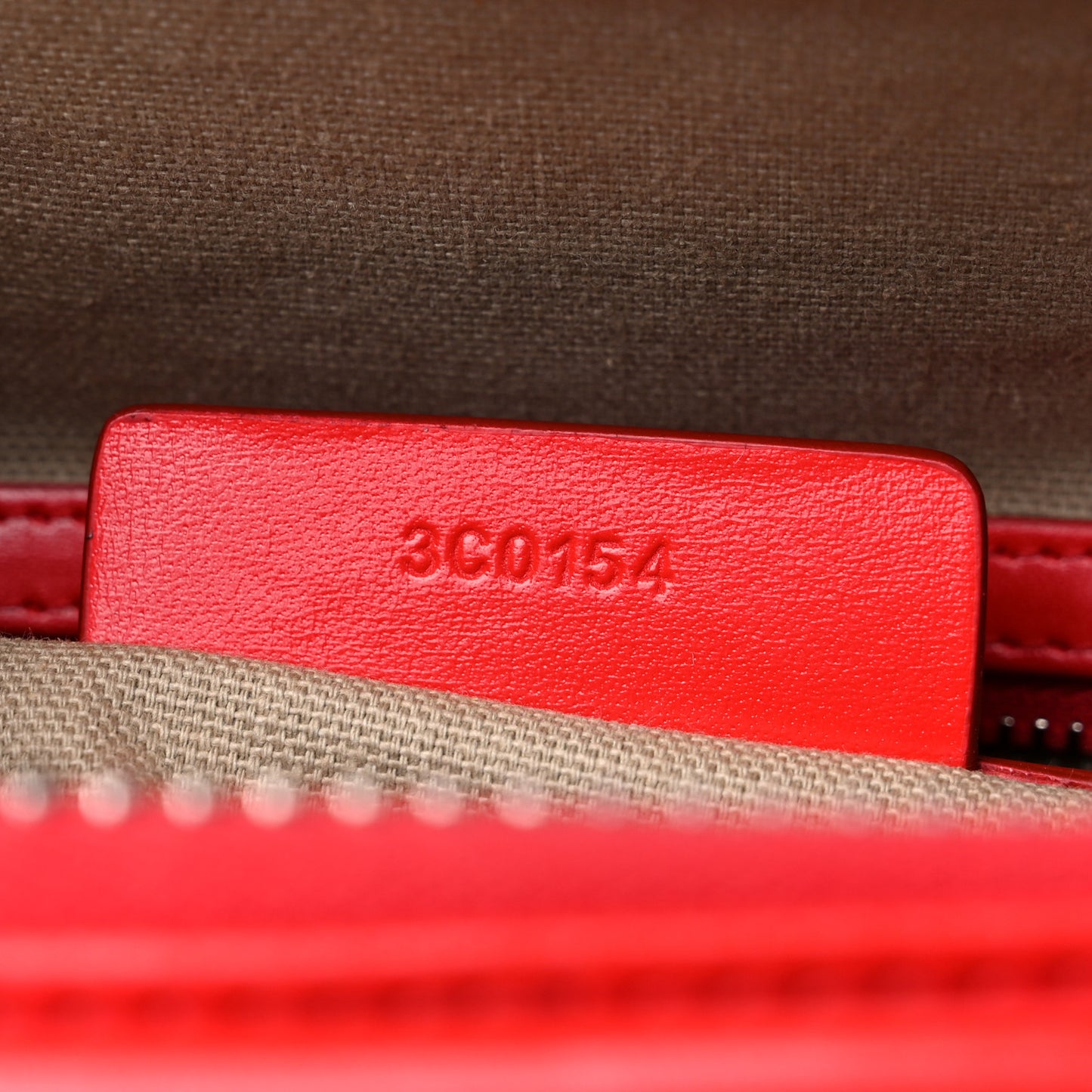 Shiny Lord Calfskin Small Antigona Medium Red