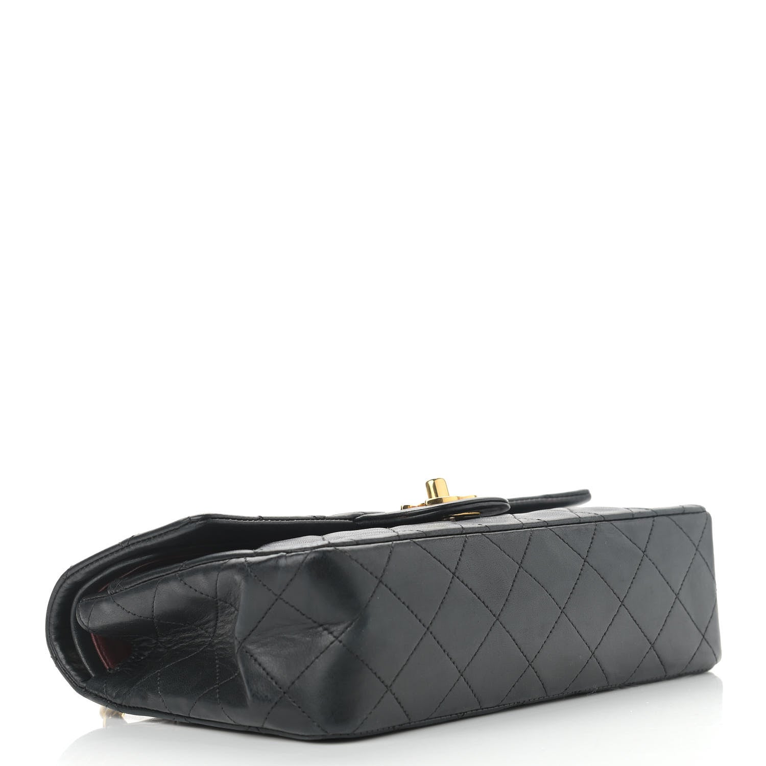 Chanel Lambskin Quilted Small Double Flap Black 4 of 14