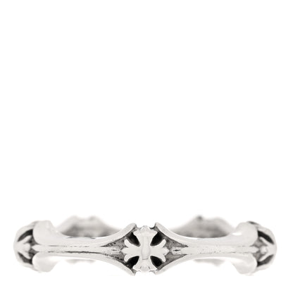 Chrome Hearts Sterling Silver Plus and Bone Ring 58 8.5 1 of 5