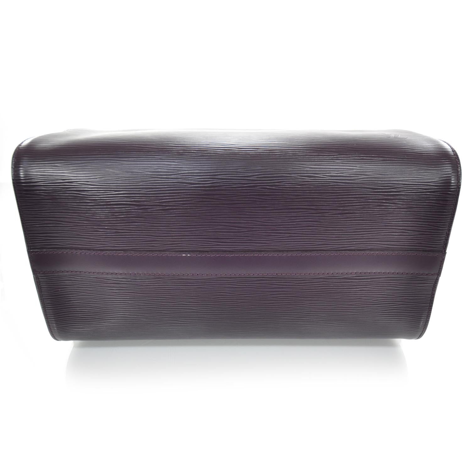 Louis Vuitton Epi Speedy 30 Cassis Purple 3 of 8