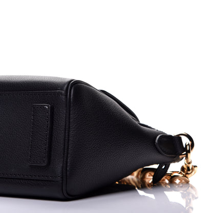 Versace Grained Calfskin La Medusa Bag Black 8 of 8