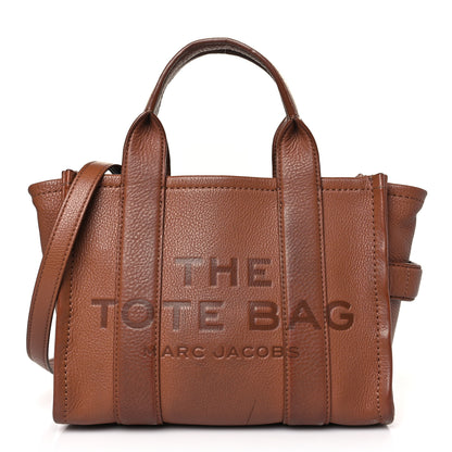 Marc Jacobs Grained Calfskin Small The Tote Bag Argan Oil 1 of 10