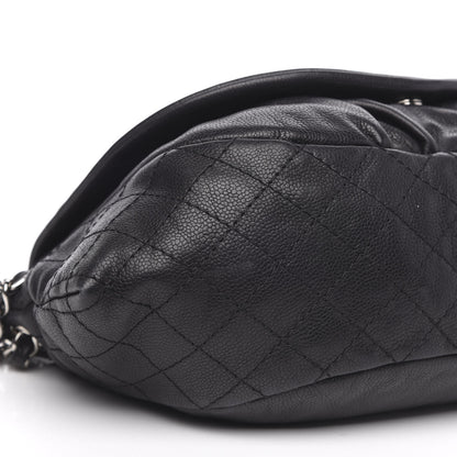 Chanel Caviar Half Moon Large Flap Black 8 of 13