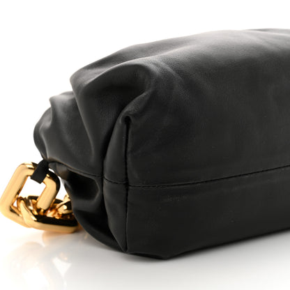 Bottega Veneta Calfskin The Pouch Chain Black 9 of 10