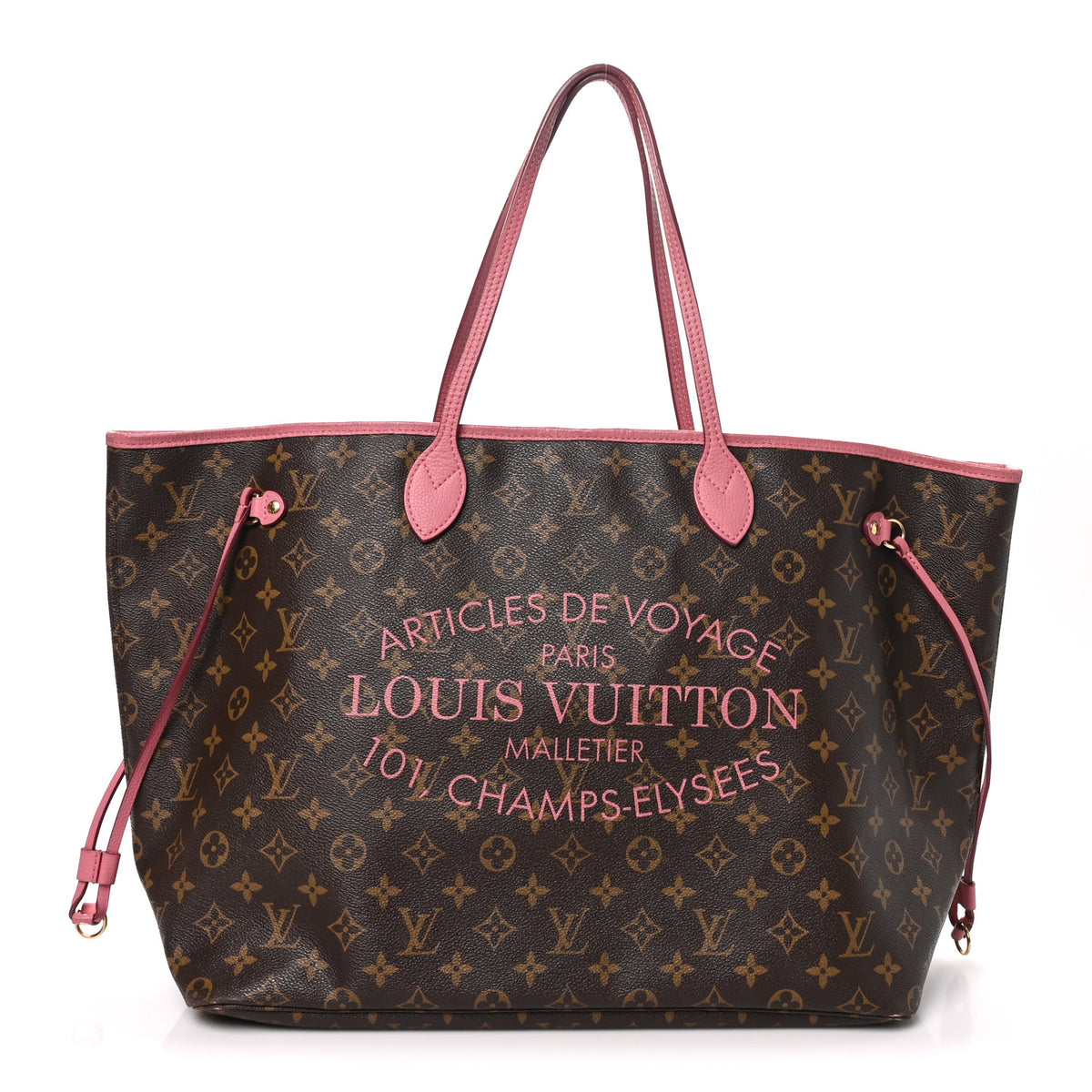 Monogram Articles de Voyage Ikat Neverfull GM Rose Velours