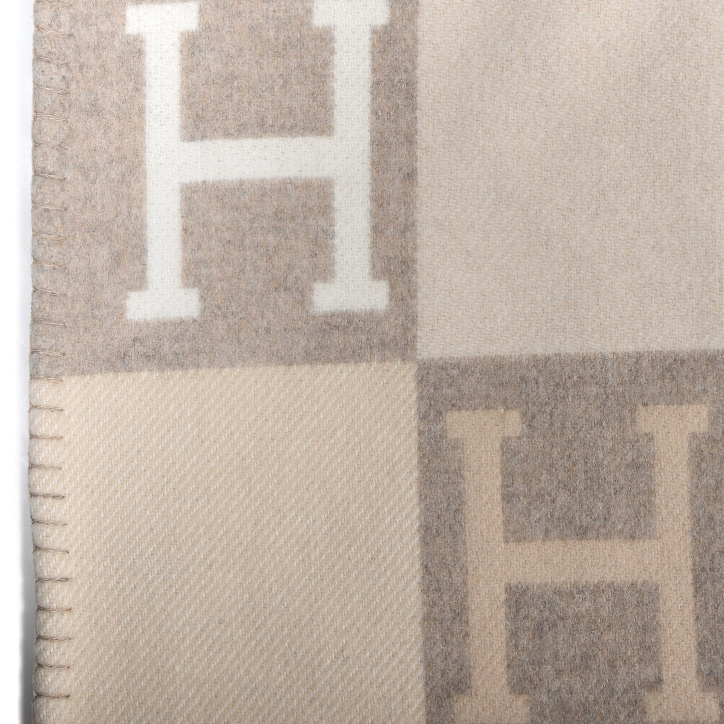 Wool Cashmere Avalon III Blanket Coco Camomille