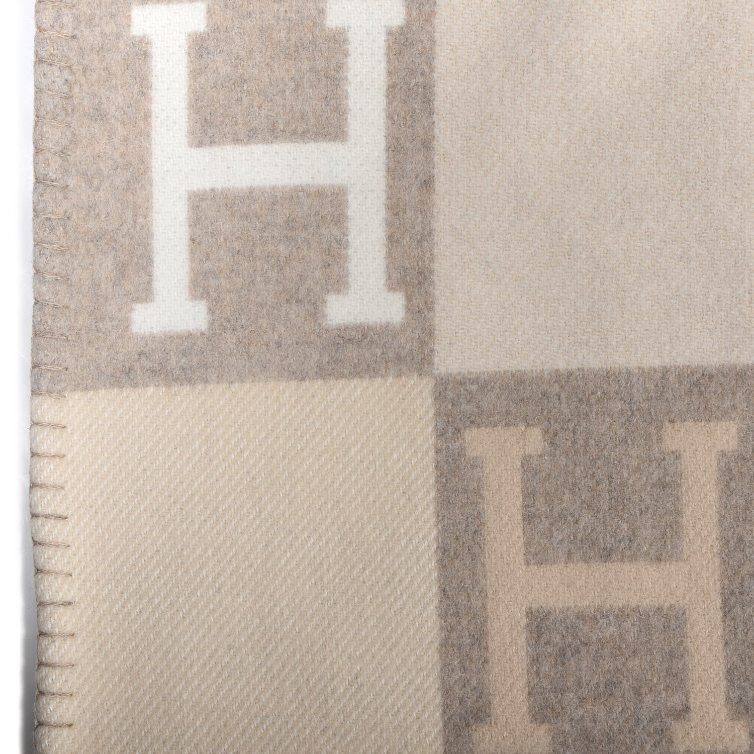 Hermes Wool Cashmere Avalon III Blanket Coco Camomille 3 of 3