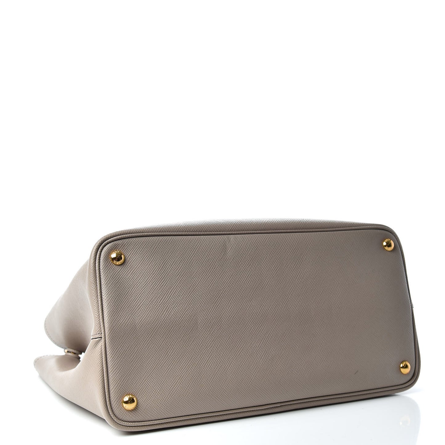 Saffiano Cuir Large Double Bag Cammeo