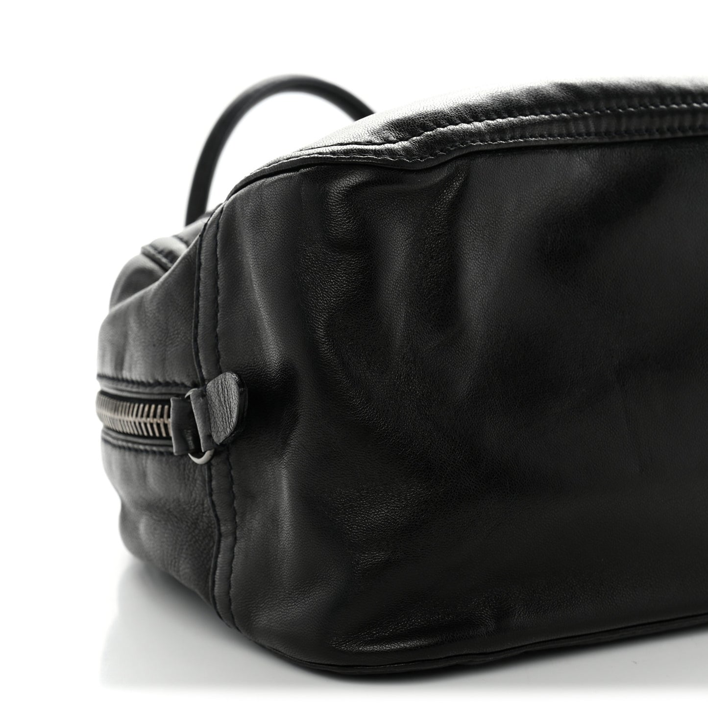 Nappa Pocket Shoulder Bag Black
