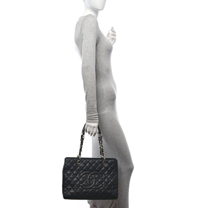 Chanel Caviar Quilted Grand Shopping Tote GST Black 2 of 10