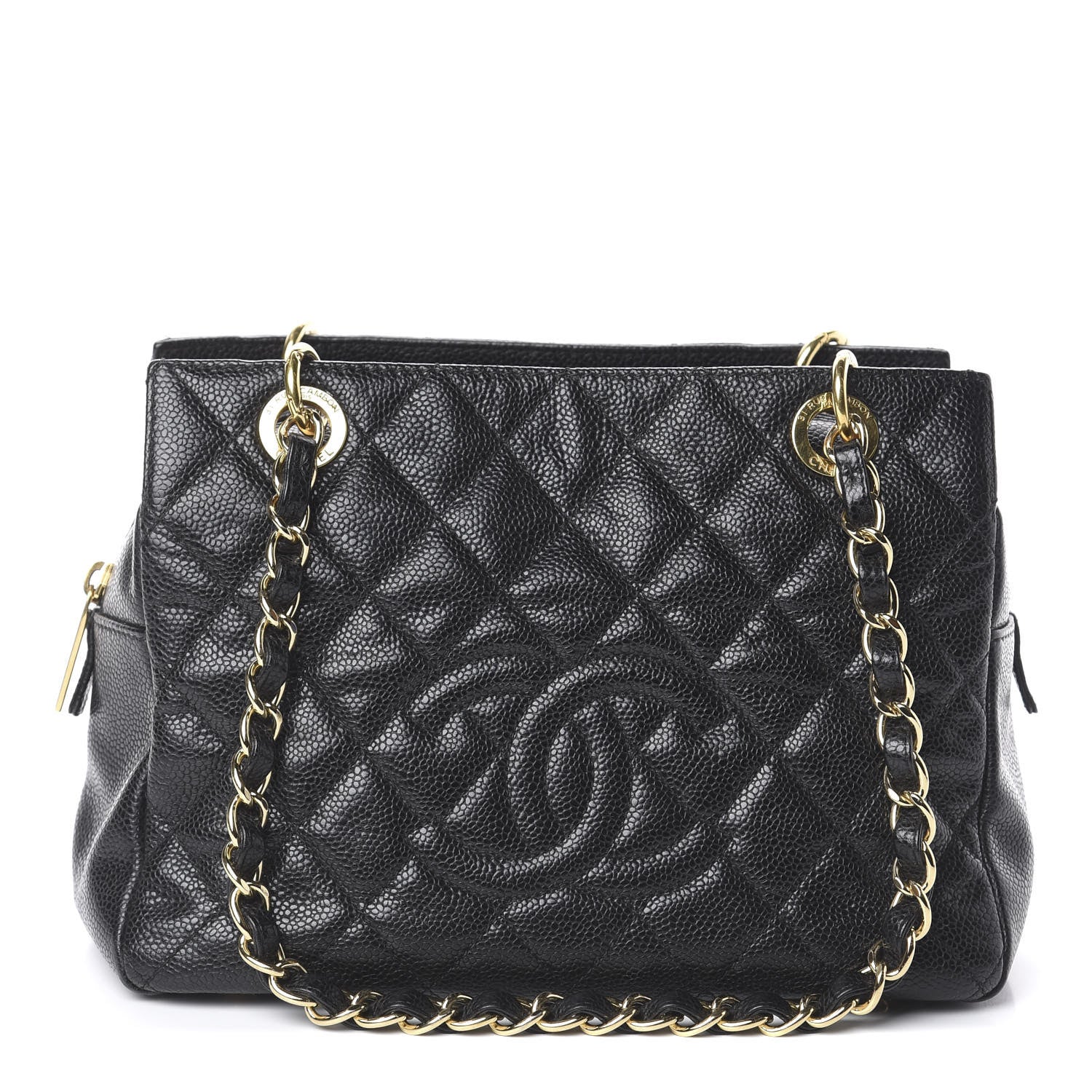 Chanel Caviar Quilted Petit Timeless Tote PTT Black 1 of 8