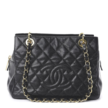 Chanel Caviar Quilted Petit Timeless Tote PTT Black 1 of 8