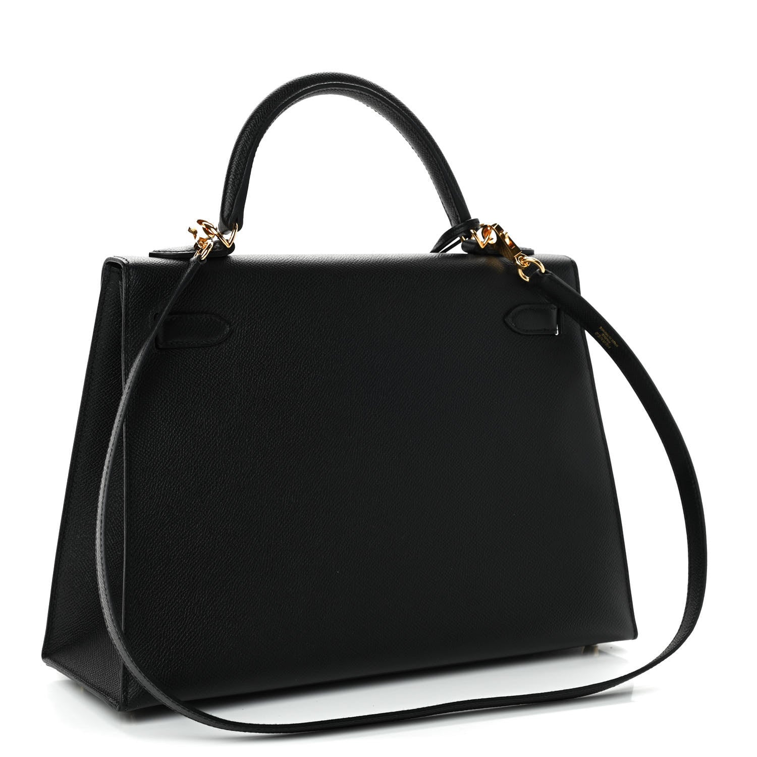 Hermes Epsom Kelly Sellier 32 Black 2 of 10