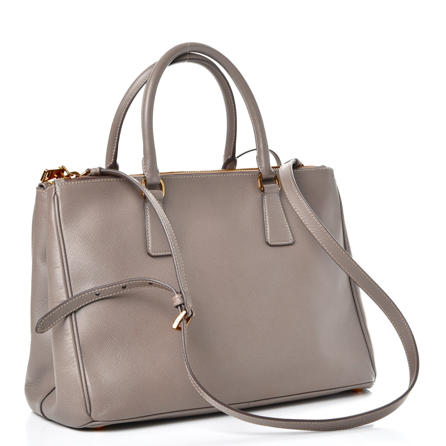 Prada Saffiano Medium Galleria Double Zip Tote Argilla 4 of 10