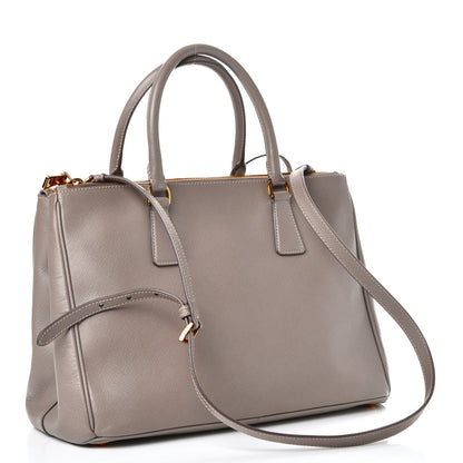 Prada Saffiano Medium Galleria Double Zip Tote Argilla 4 of 10