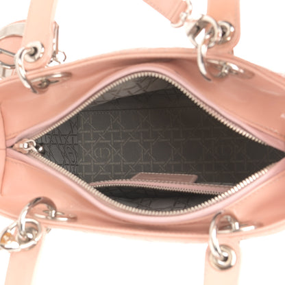 Christian Dior Patent Cannage Medium Lady Dior Pale Pink 5 of 15