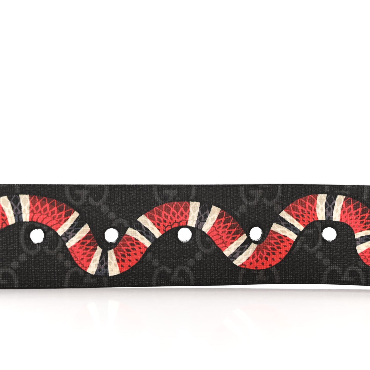 GG Supreme Monogram 35mm Belt 95 38 Black Multicolor