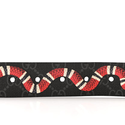 Gucci GG Supreme Monogram 35mm Belt 95 38 Black Multicolor 5 of 7