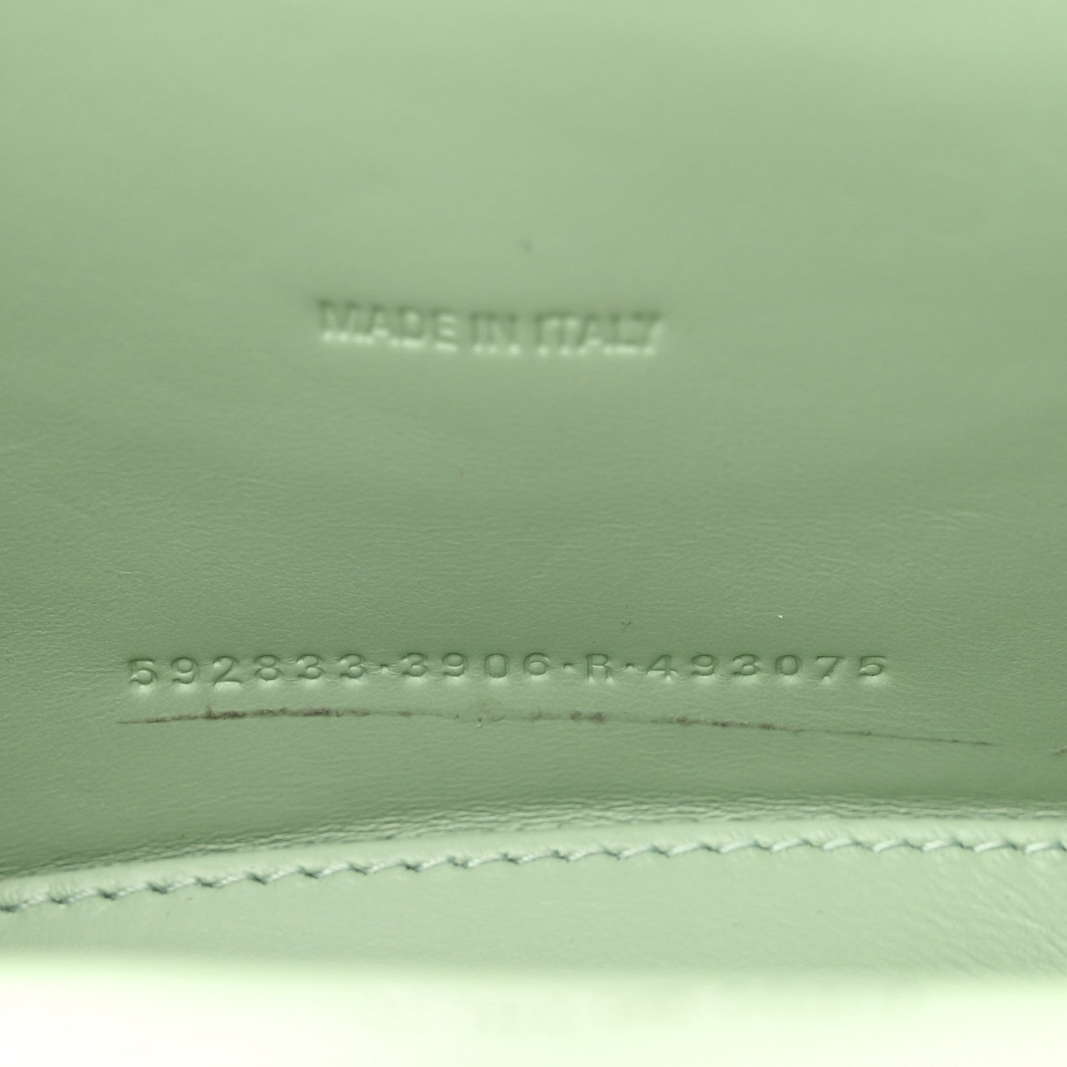 Balenciaga Shiny Calfskin Crocodile Embossed Hourglass Top Handle Bag XS Light Green 8 of 11