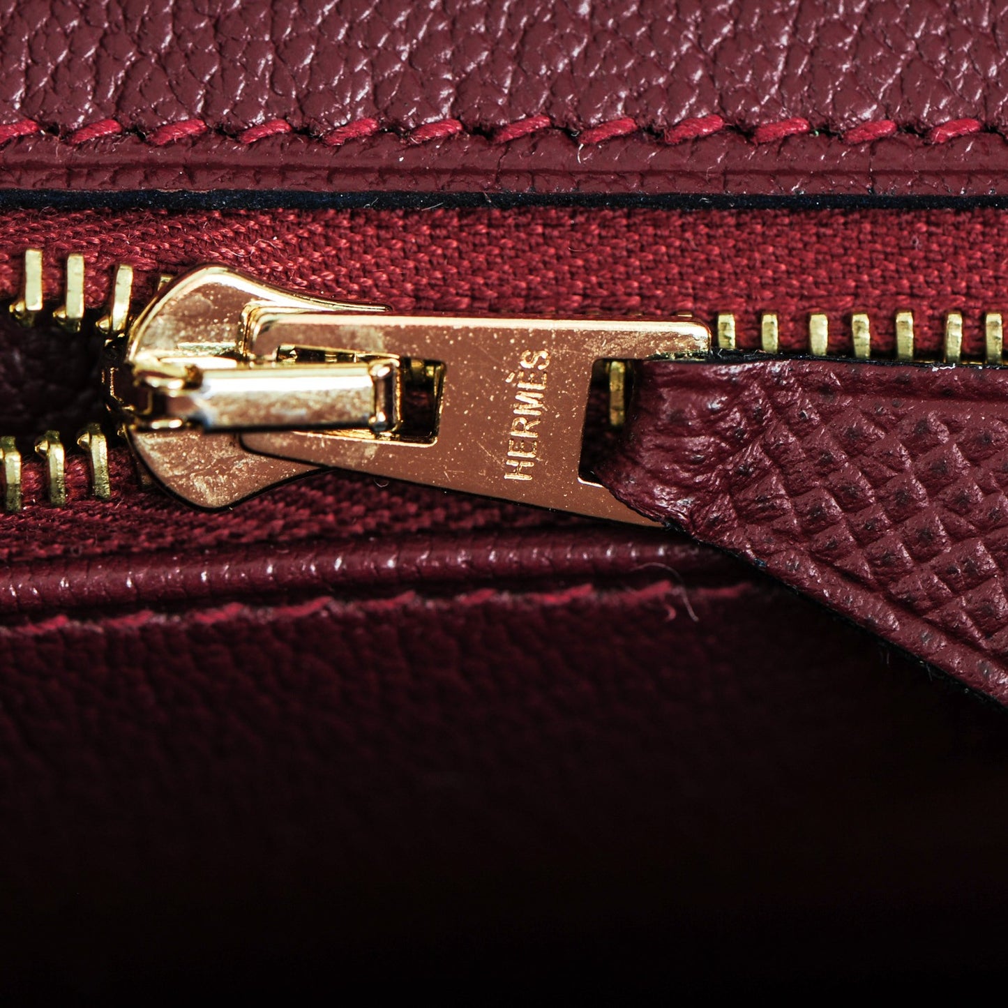 Epsom Birkin 30 Rouge H