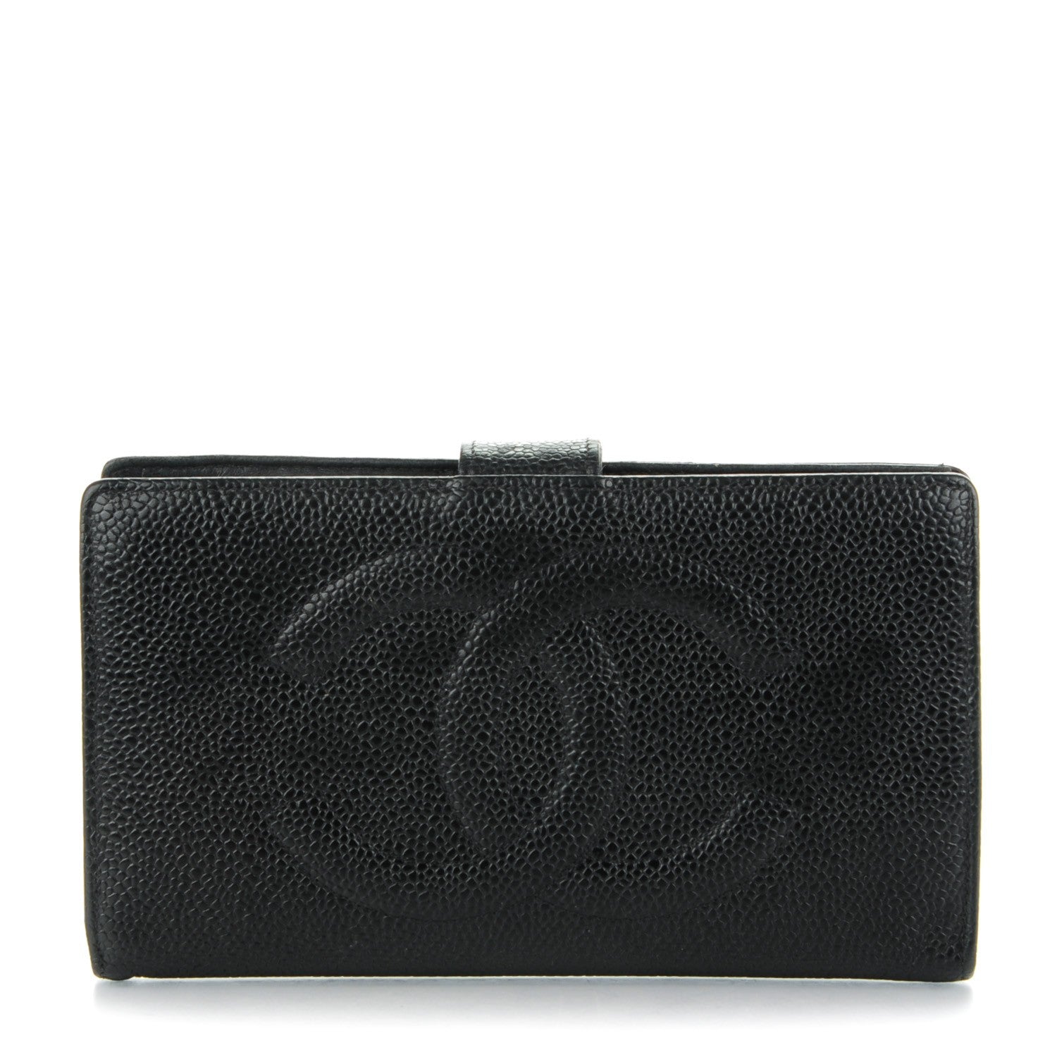 Chanel Caviar Timeless CC French Wallet Black 1 of 9
