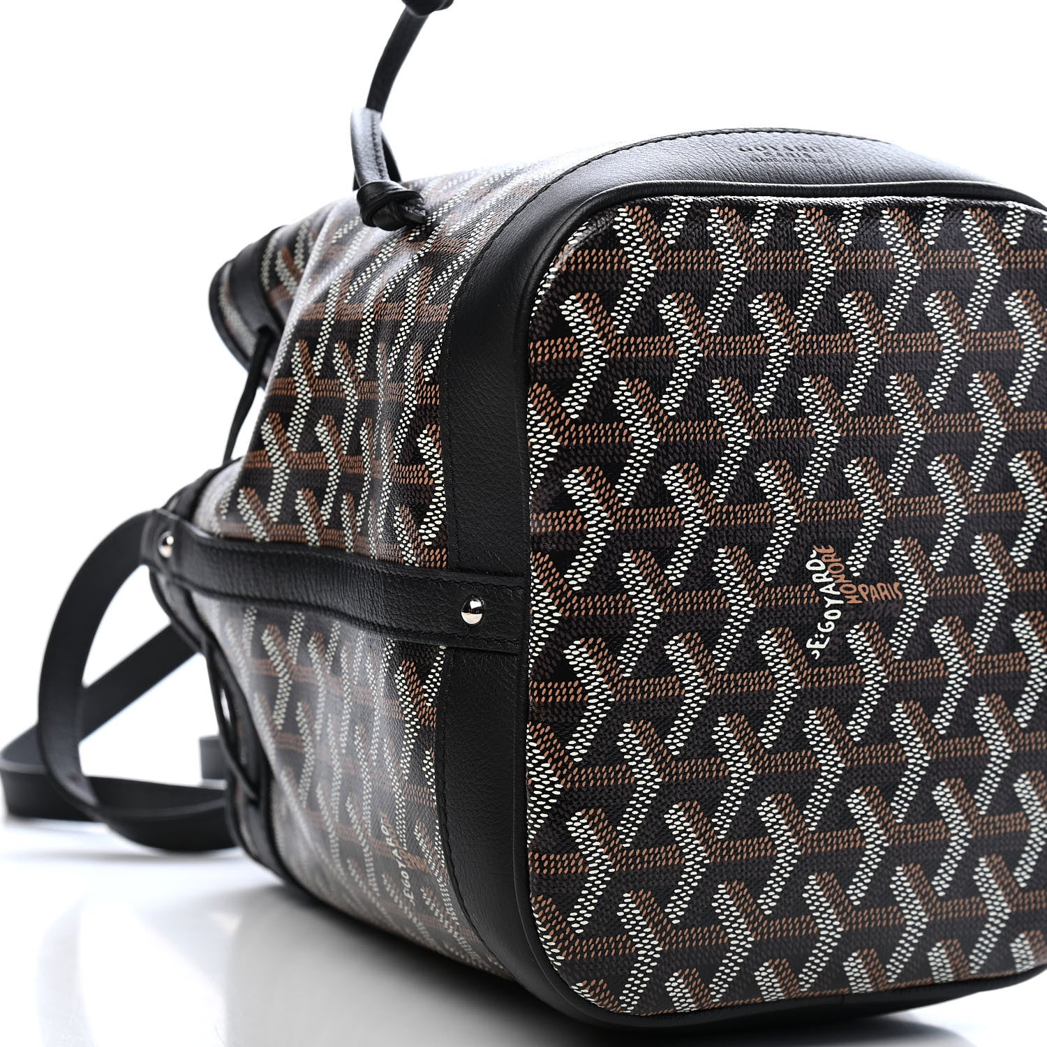 Goyard Goyardine Petit Flot Bucket Bag PM Black 7 of 8