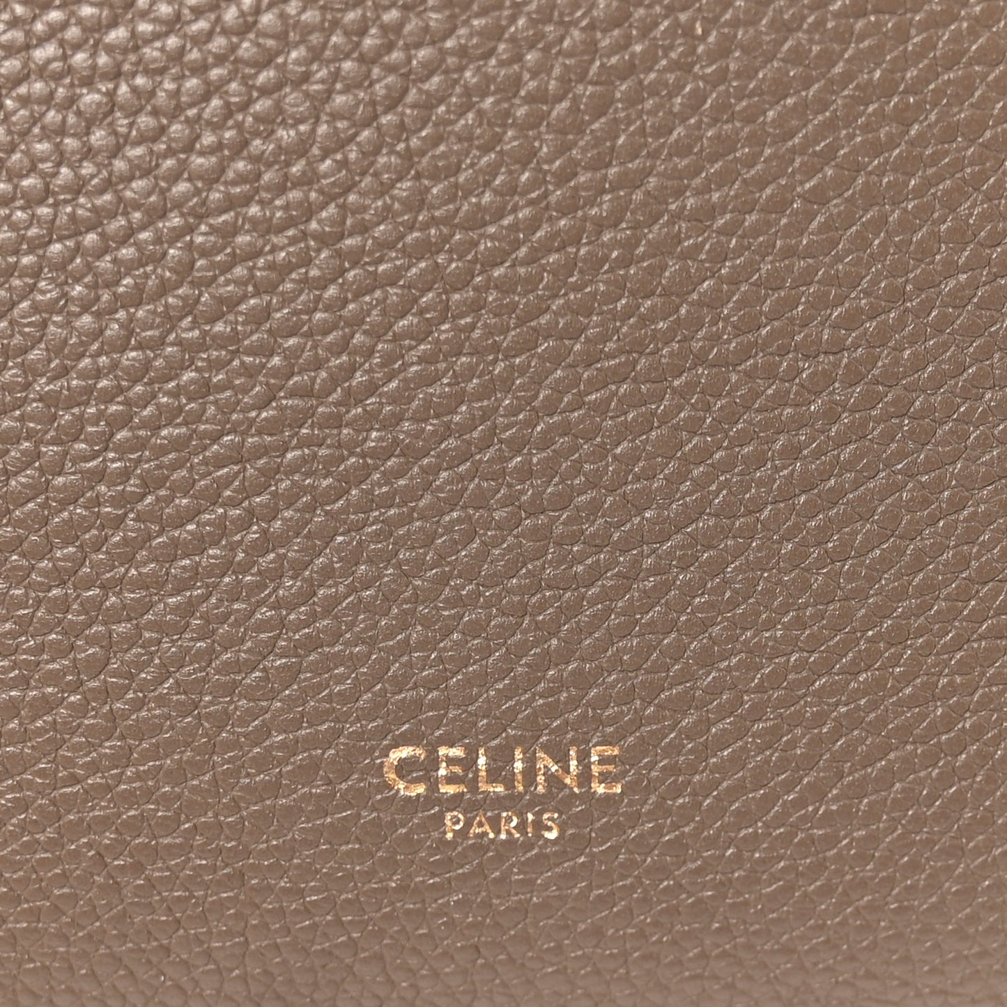 Soft Grained Calfskin Small Sangle Bucket Bag Taupe