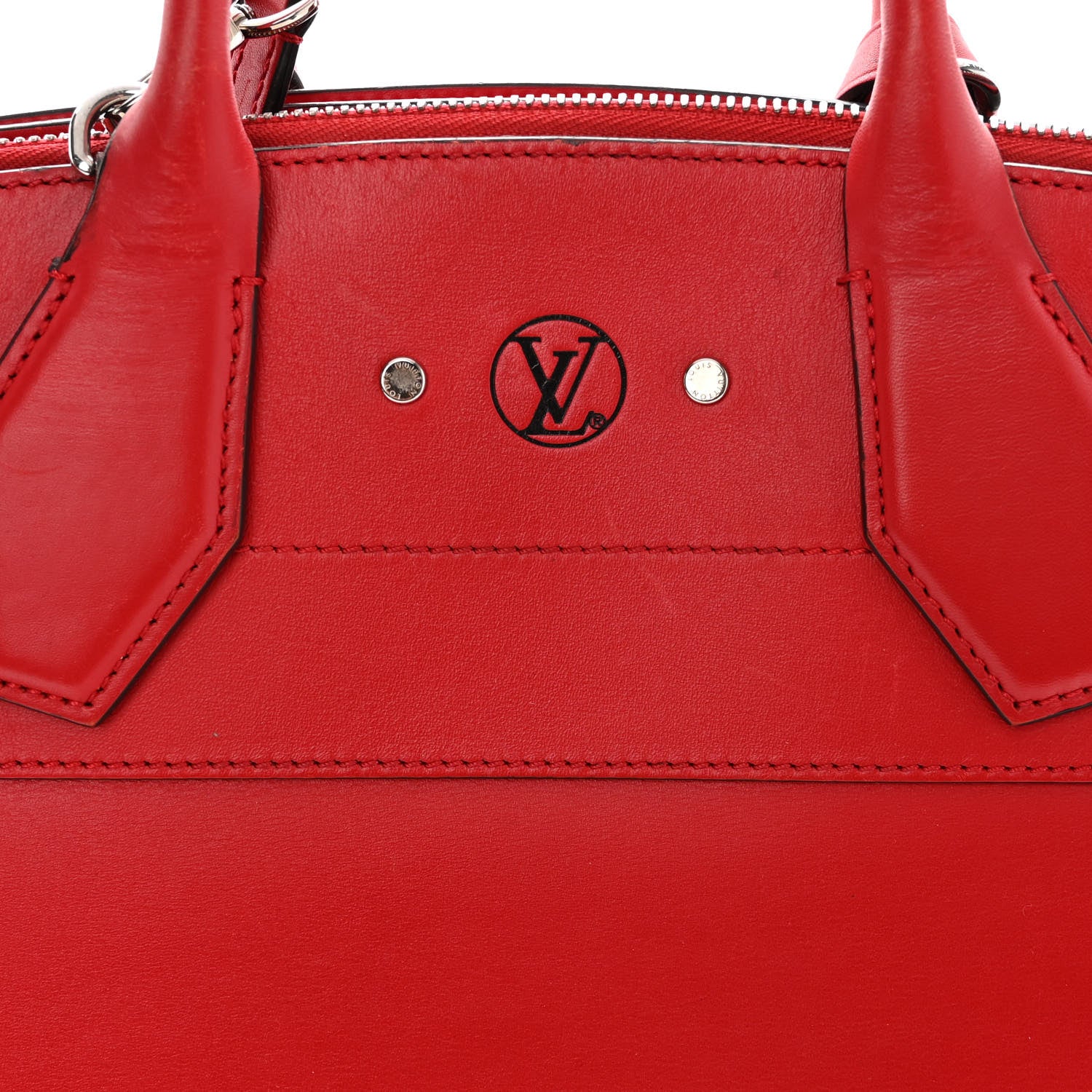 Louis Vuitton Taurillon City Steamer MM Rubis 15 of 24