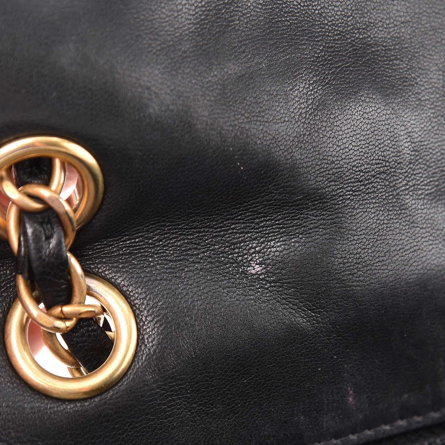 Chanel Lambskin Quilted Medium Cruise Charm Single Flap Black 11 of 18